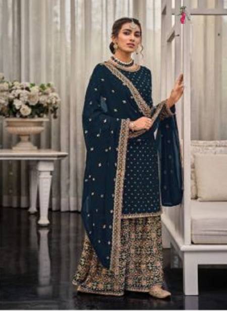 Eba Shagun Color Edition Heavy Georgette Wedding Wear Designer Salwar Suits Collection 